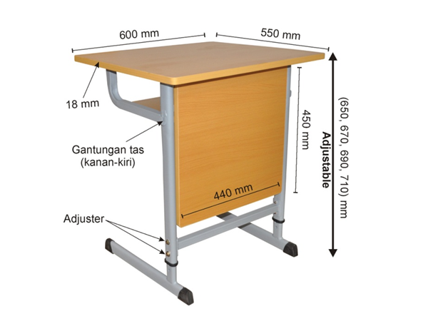 單人板式擋板課桌 單人板式擋板課桌